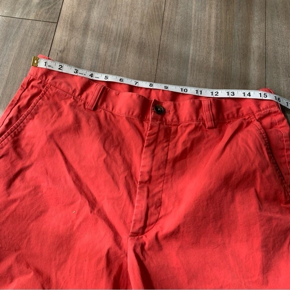 Brooks Brothers 365 men’s red chino cotton shorts size 34 - Picture 5 of 7